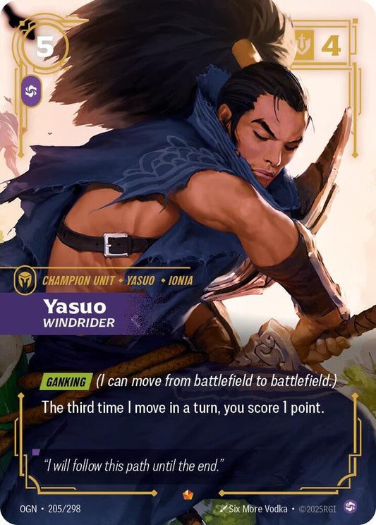 Yasuo - Windrider - 205/298 - Epic