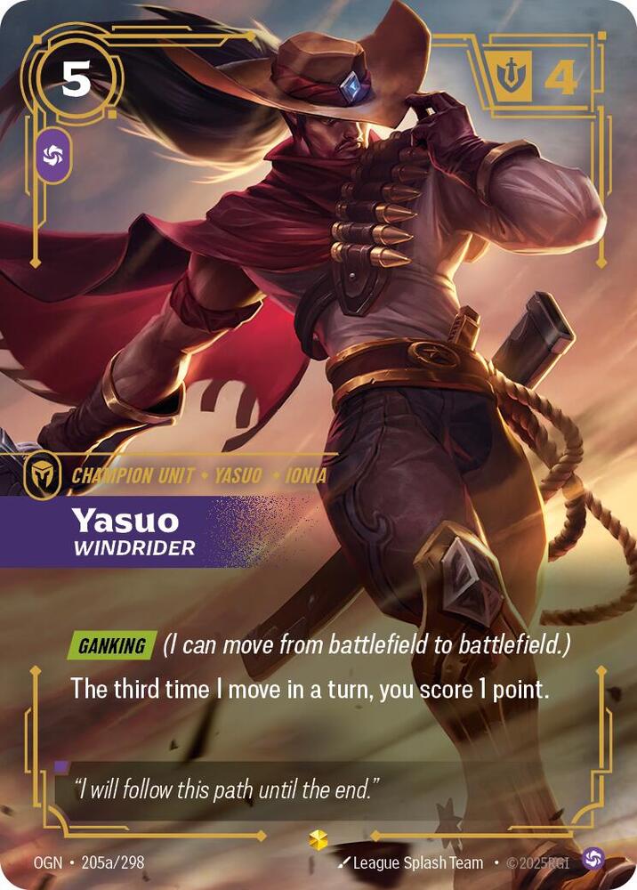 Yasuo - Windrider - 205a/298 - Showcase