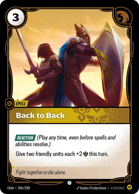 Back to Back - 206/298 - Common