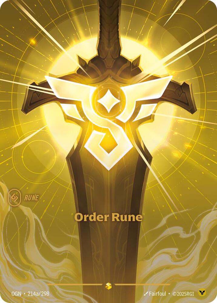 Order Rune - 214a/298 - Showcase