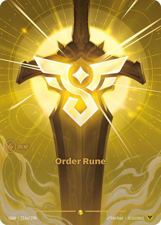 Order Rune - 214a/298 - Showcase