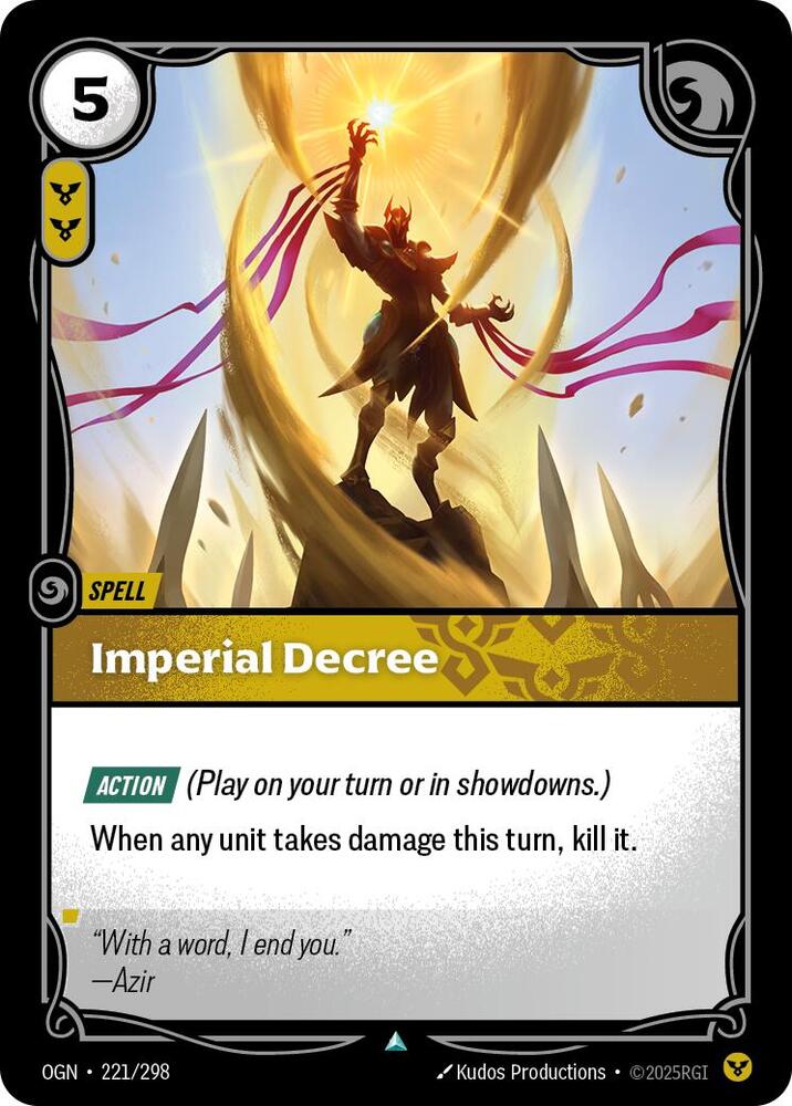 Imperial Decree - 221/298 - Uncommon
