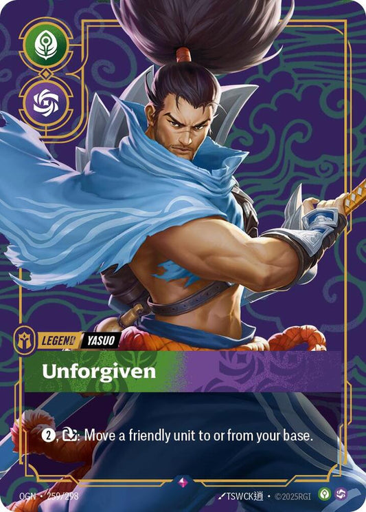 Yasuo - Unforgiven - 259/298 - Rare