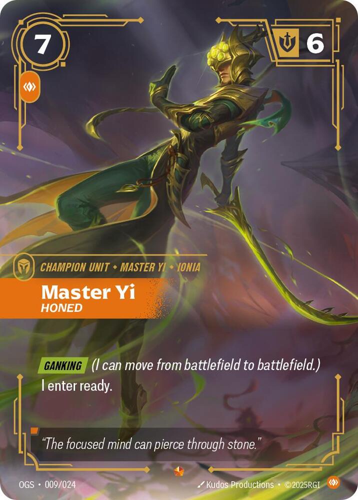 Master Yi - Honed - 009/024 - Epic