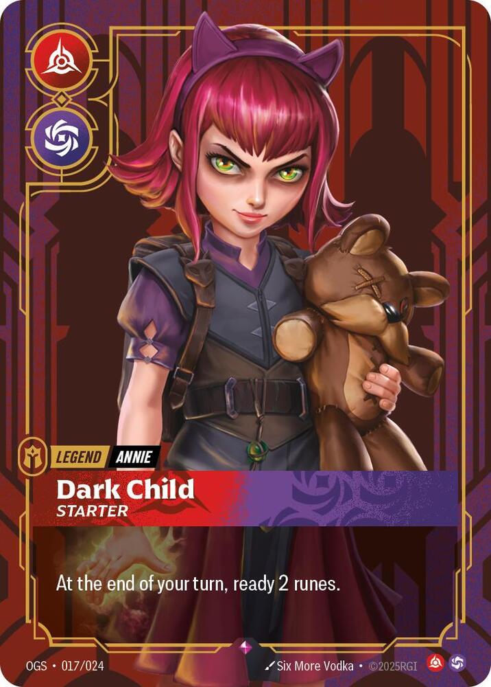 Annie - Dark Child (Starter) - 017/024 - Rare