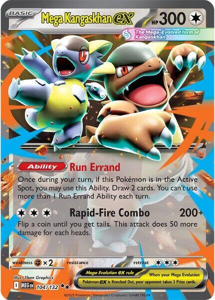 Mega Kangaskhan ex - 104/132 - Double Rare