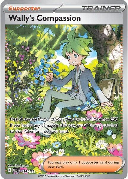 Wally's Compassion - 186/132 - Special Illustration Rare