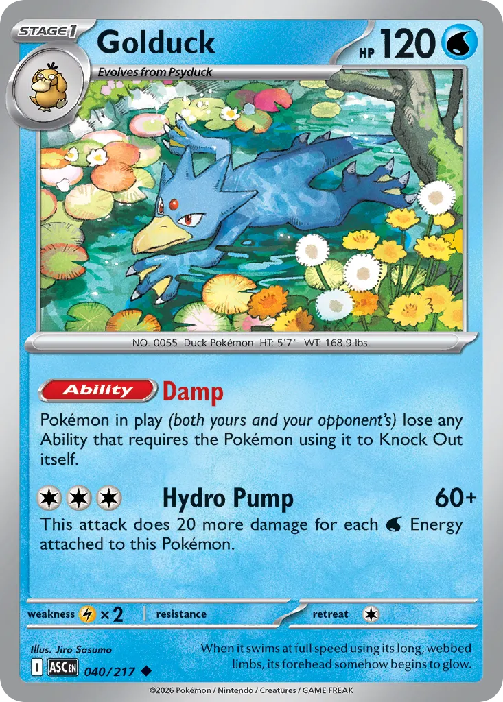 Golduck - 040/217 - Uncommon