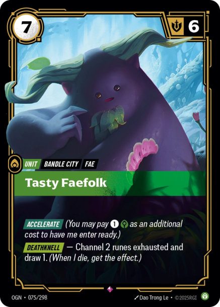 TASTY FAEFOLK - OGN-075/298 (Foil)