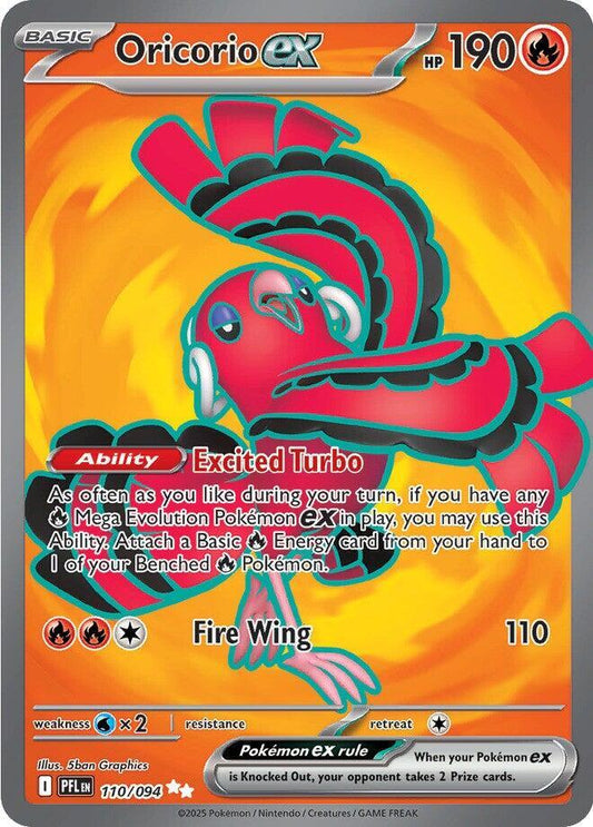Oricorio ex - 110/094 - Ultra Rare