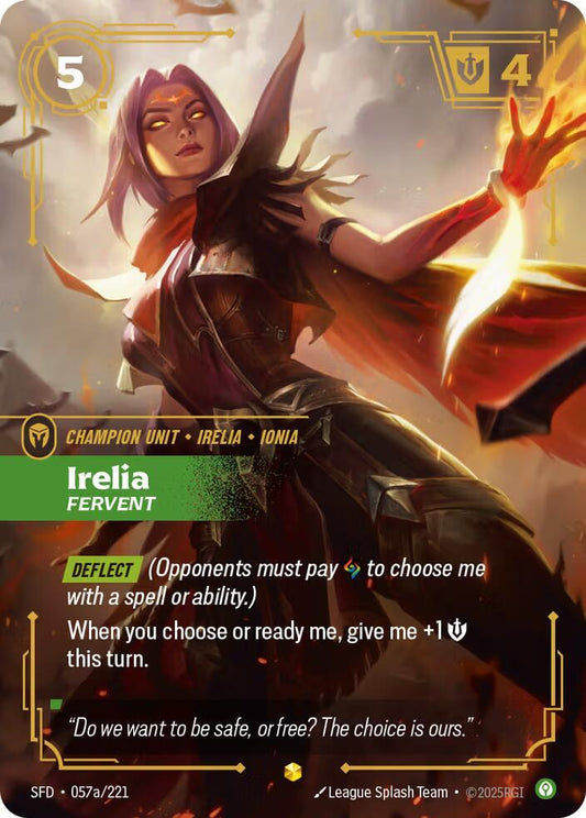 Irelia - Fervent - 057a/221 - Showcase