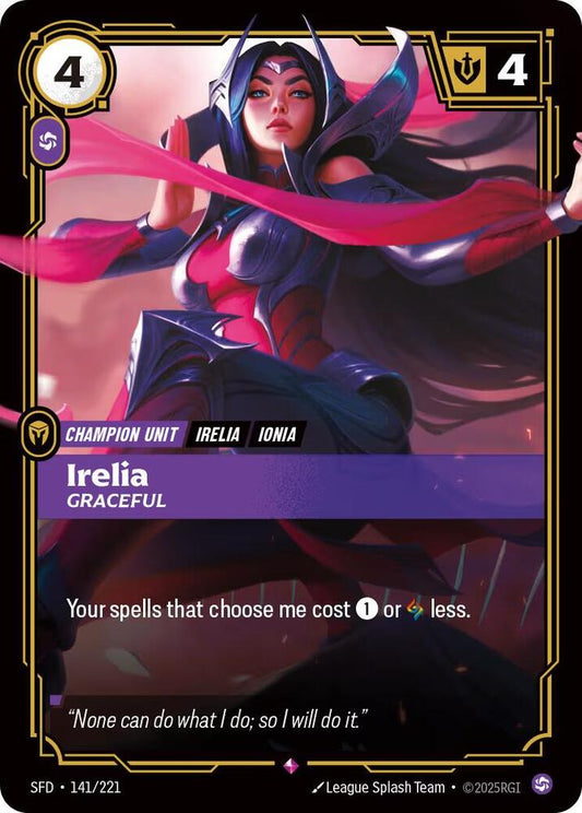 Irelia - Graceful - 141/221 - Rare
