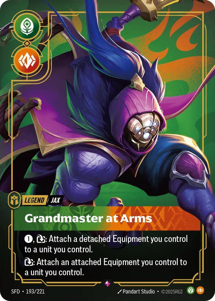 Jax - Grandmaster At Arms - 193/221 - Rare
