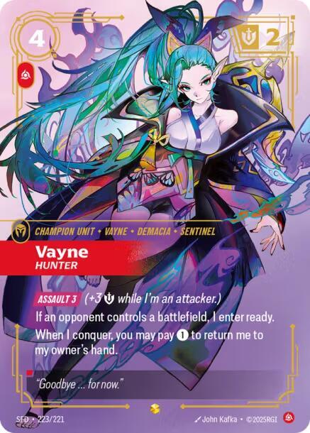 Vayne - Hunter - 223/221 - Showcase