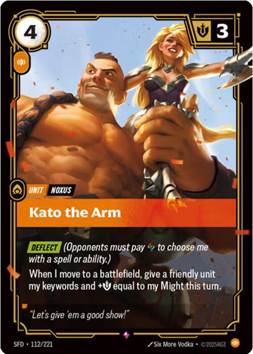 Kato the Arm - 112/221 - Rare