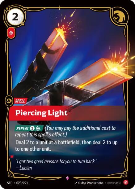 Piercing Light - 023/221 - Rare