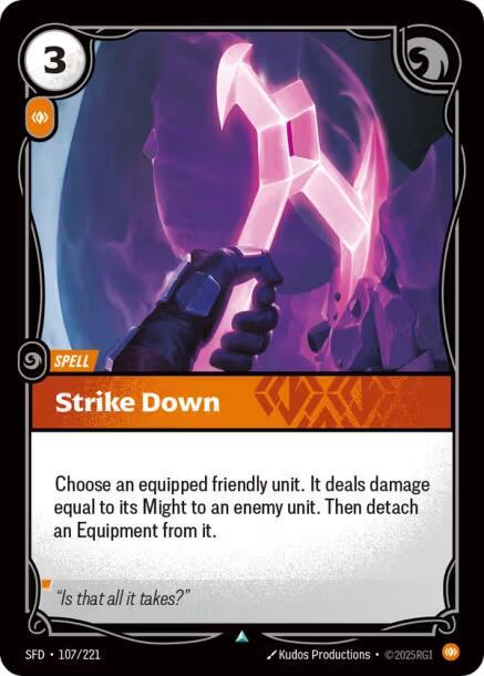 Strike Down - 107/221 - Uncommon