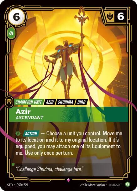 Azir - Ascendant - 050/221 - Rare