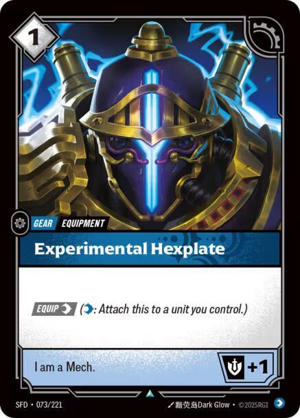Experimental Hexplate - 073/221 - Uncommon