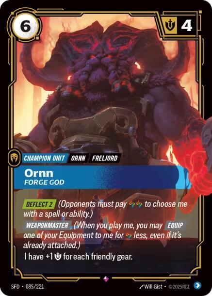Ornn - Forge God - 085/221 - Rare