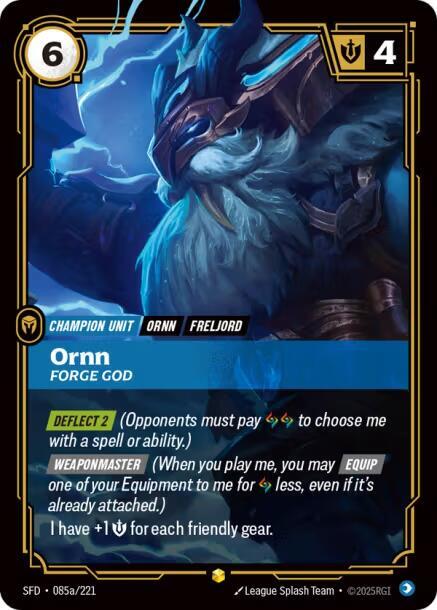 Ornn - Forge God - 085a/221 - Showcase