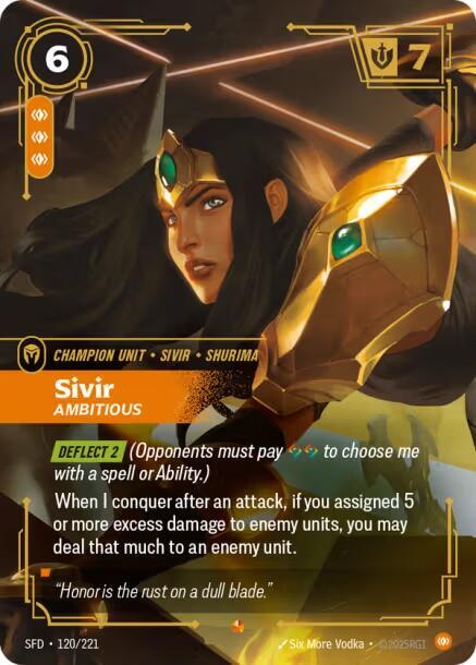 Sivir - Ambitious - 120/221 - Epic