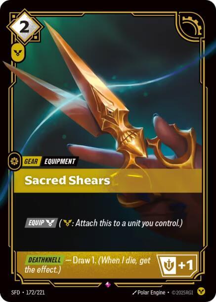 Sacred Shears - 172/221 - Rare