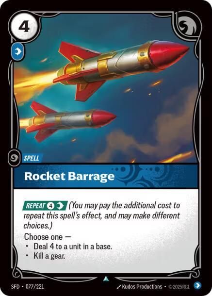 Rocket Barrage - 077/221 - Uncommon