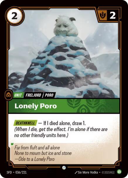 Lonely Poro - 036/221 - Common