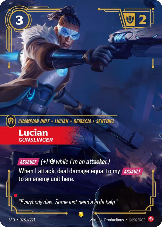 Lucian - Gunslinger - 028a/221 - Showcase