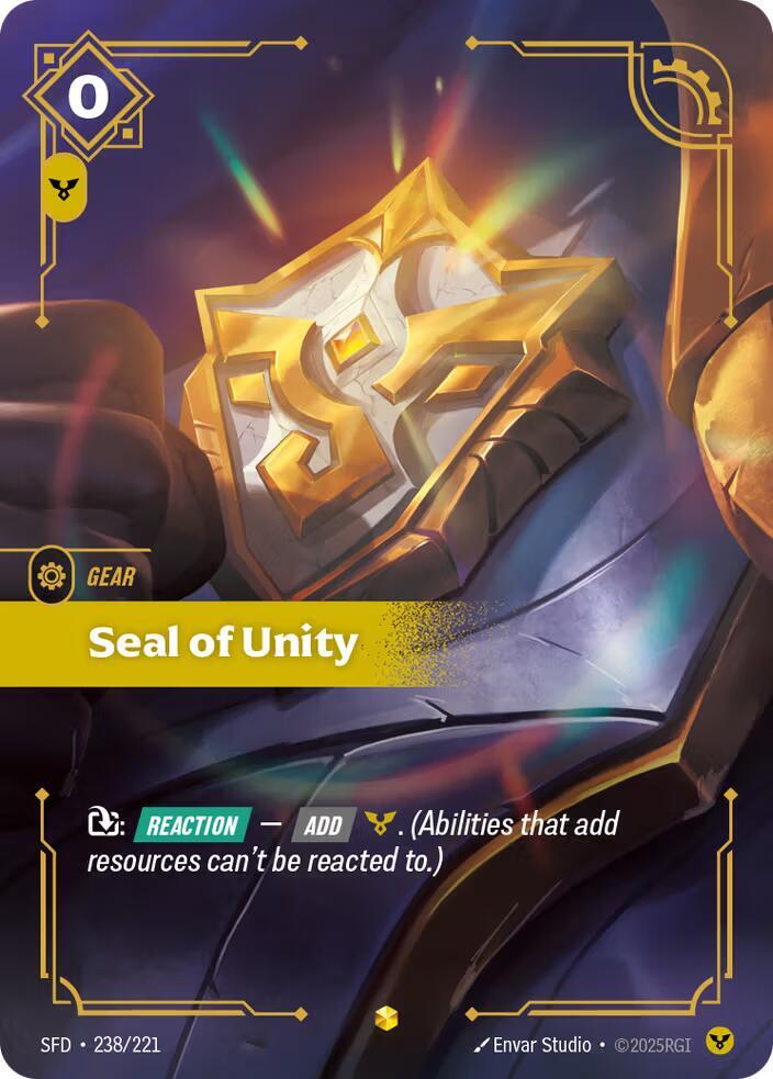 Seal of Unity - 238/221 - Showcase
