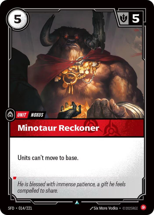 Minotaur Reckoner - 014/221 - Uncommon