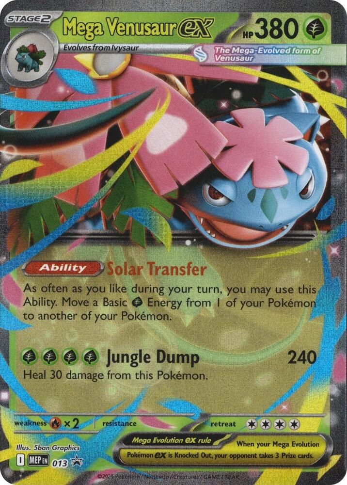 Mega Venusaur ex - 013 - Promo