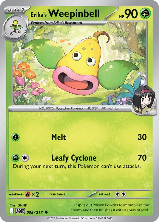 Erika's Weepinbell - 005/217 - Uncommon