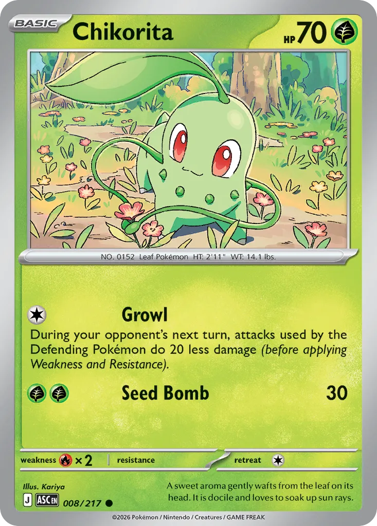 Chikorita - 008/217 - Common