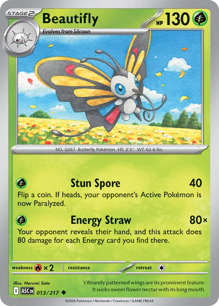 Beautifly - 013/217 - Uncommon