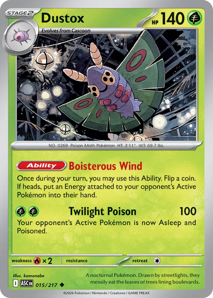 Dustox - 015/217 - Uncommon