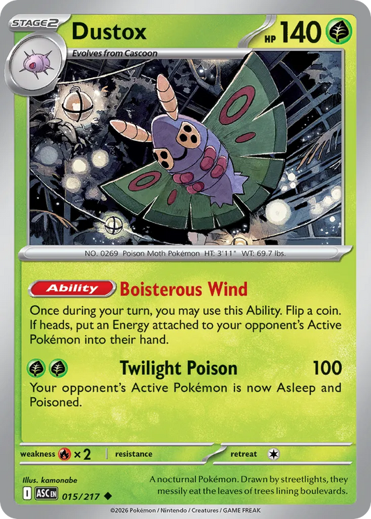 Dustox - 015/217 - Uncommon