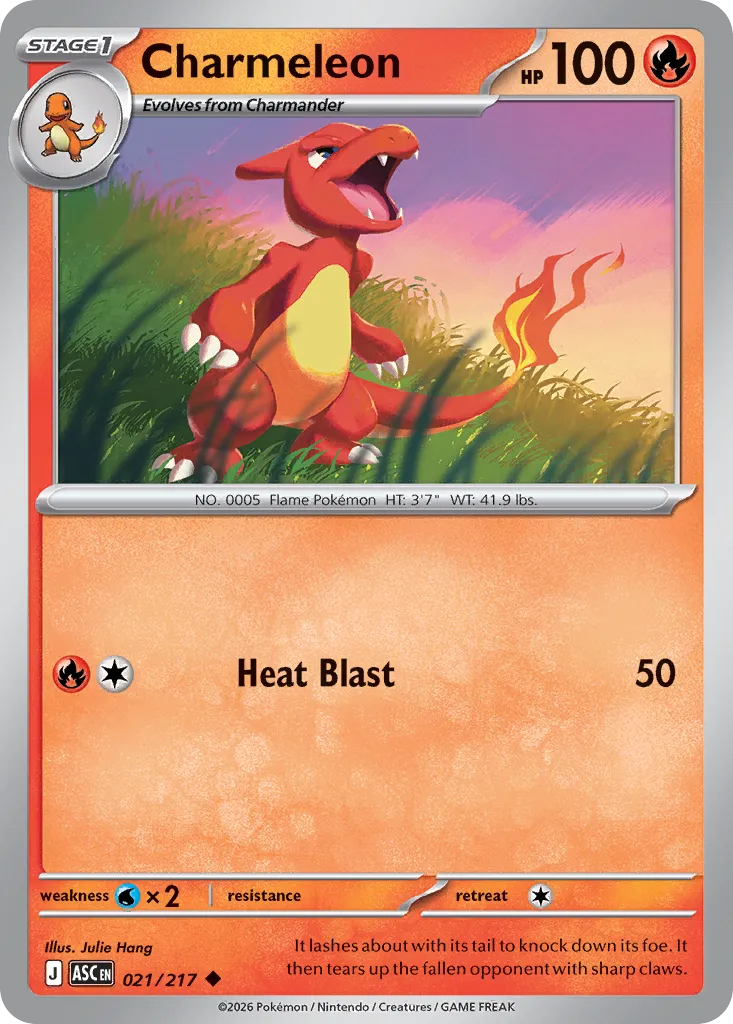 Charmeleon - 021/217 - Uncommon