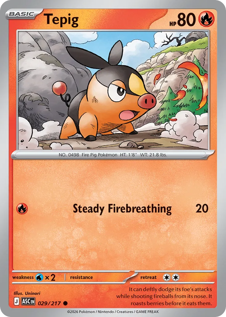 Tepig - 029/217 - Common