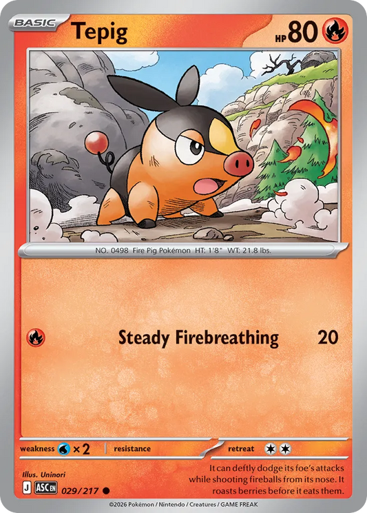 Tepig - 029/217 - Common