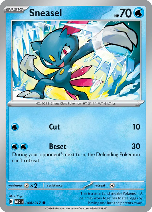Sneasel - 044/217 - Common