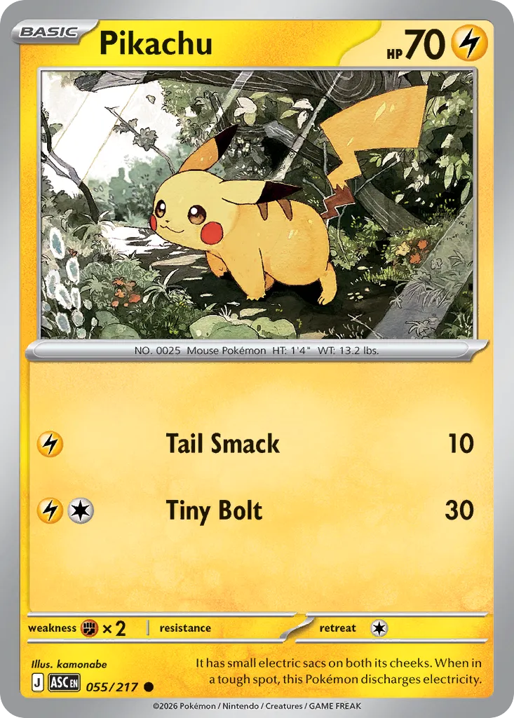 Pikachu - 055/217 - Common
