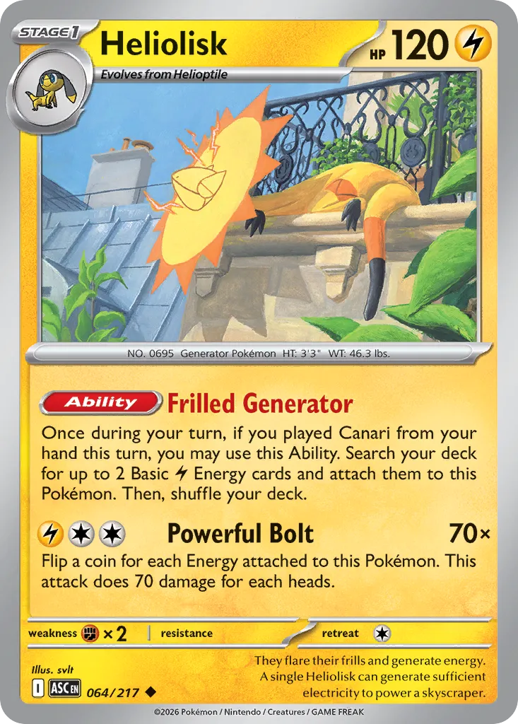 Heliolisk - 064/217 - Uncommon
