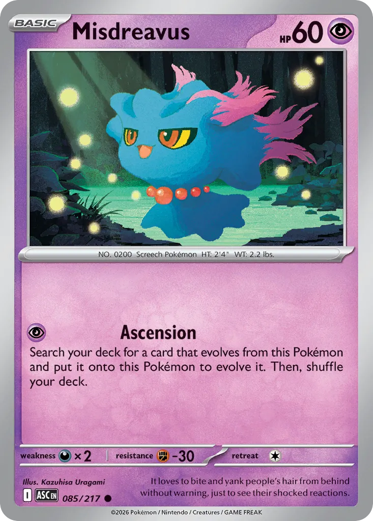 Misdreavus - 085/217 - Common