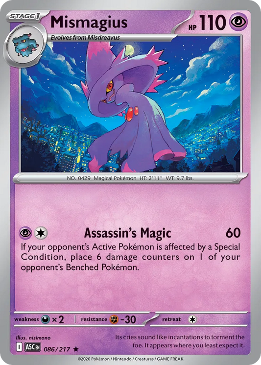 Mismagius - 086/217 - Rare