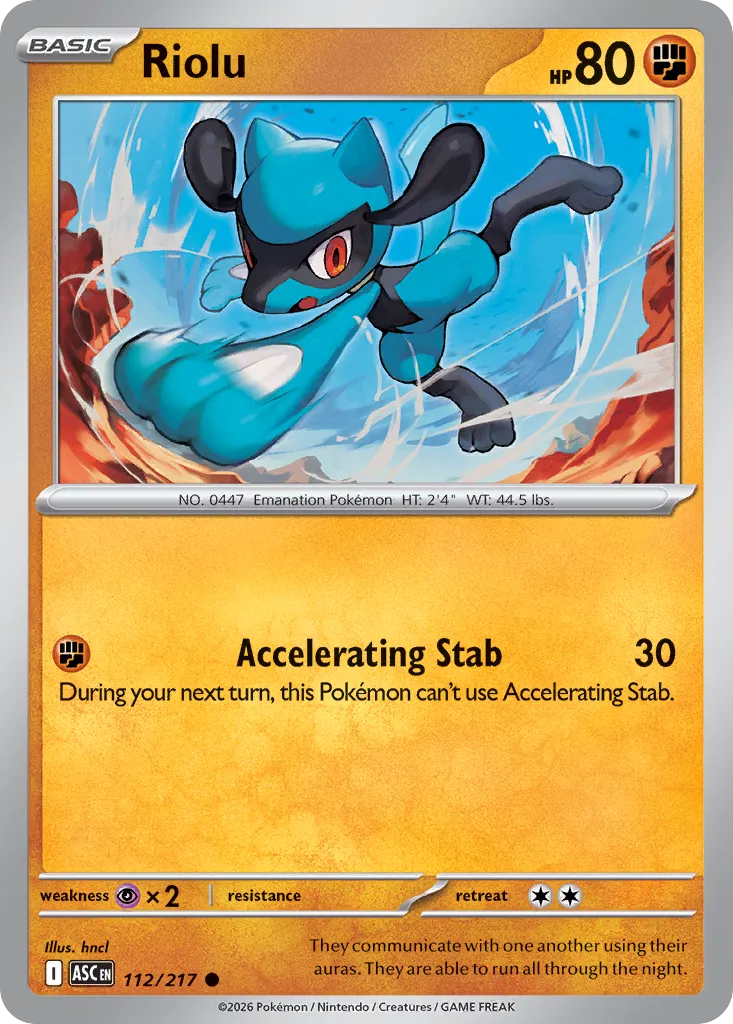 Riolu - 112/217 - Common