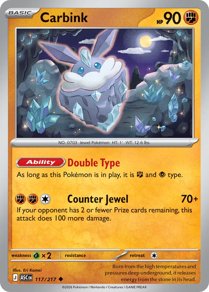 Carbink - 117/217 - Uncommon