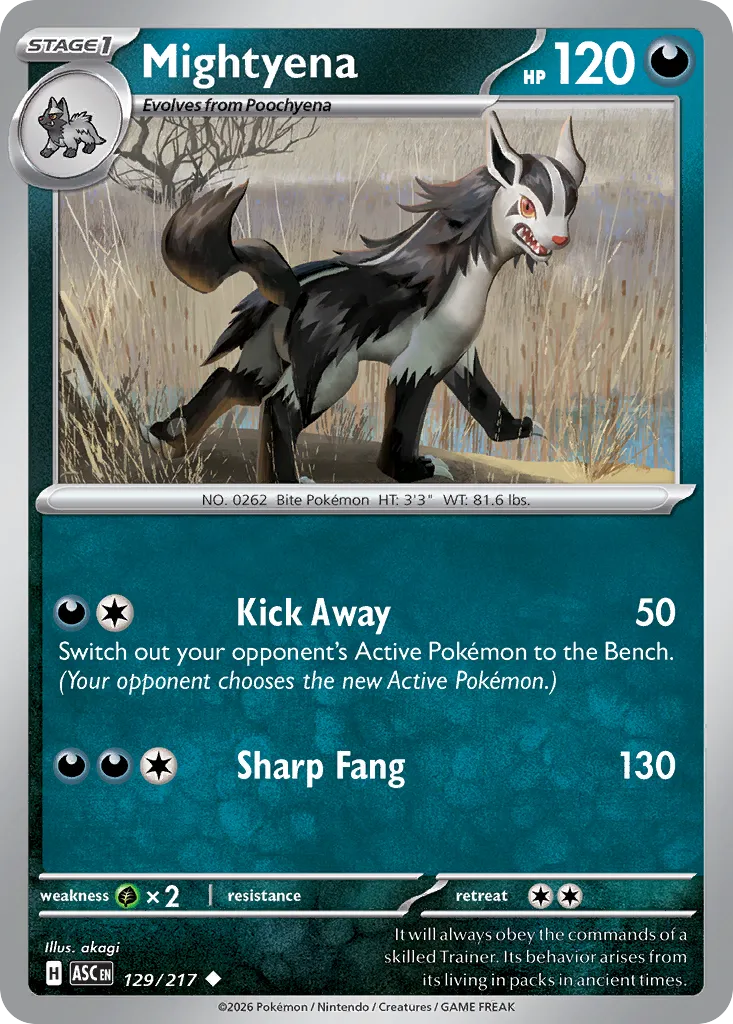 Mightyena - 129/217 - Uncommon
