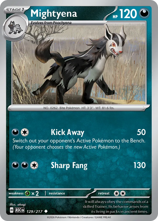 Mightyena - 129/217 - Uncommon